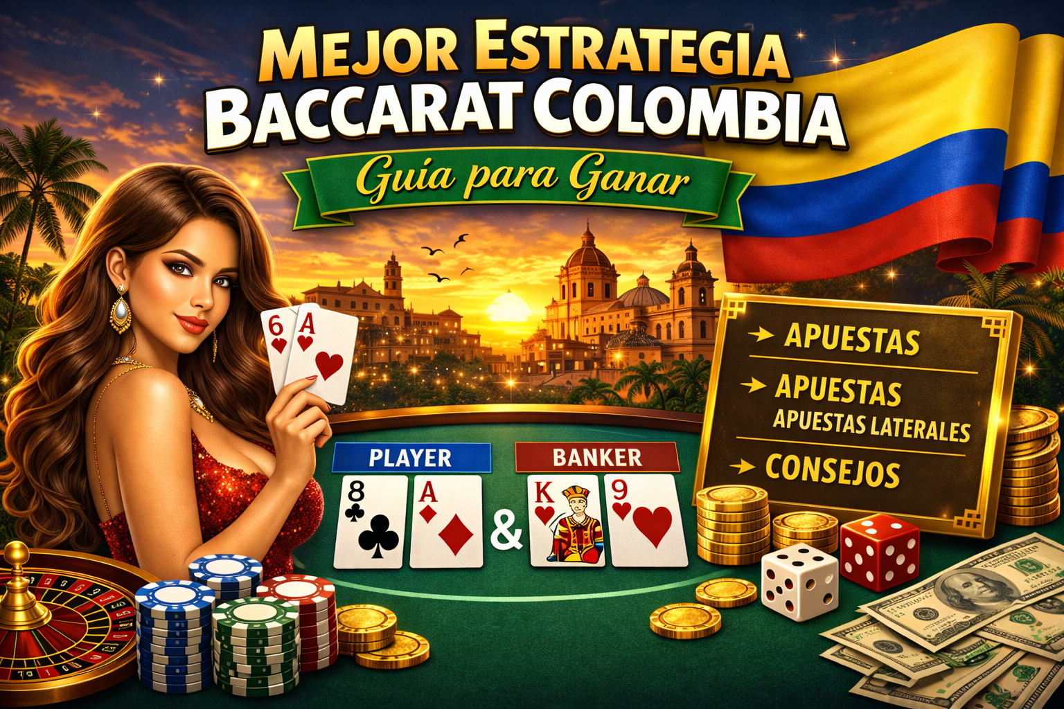 Mejor estrategia baccarat Colombia - Guía para ganar