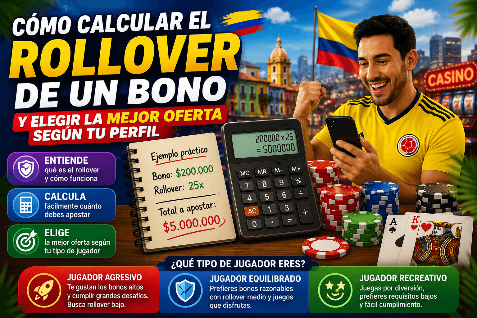 Cómo calcular el rollover de un bono