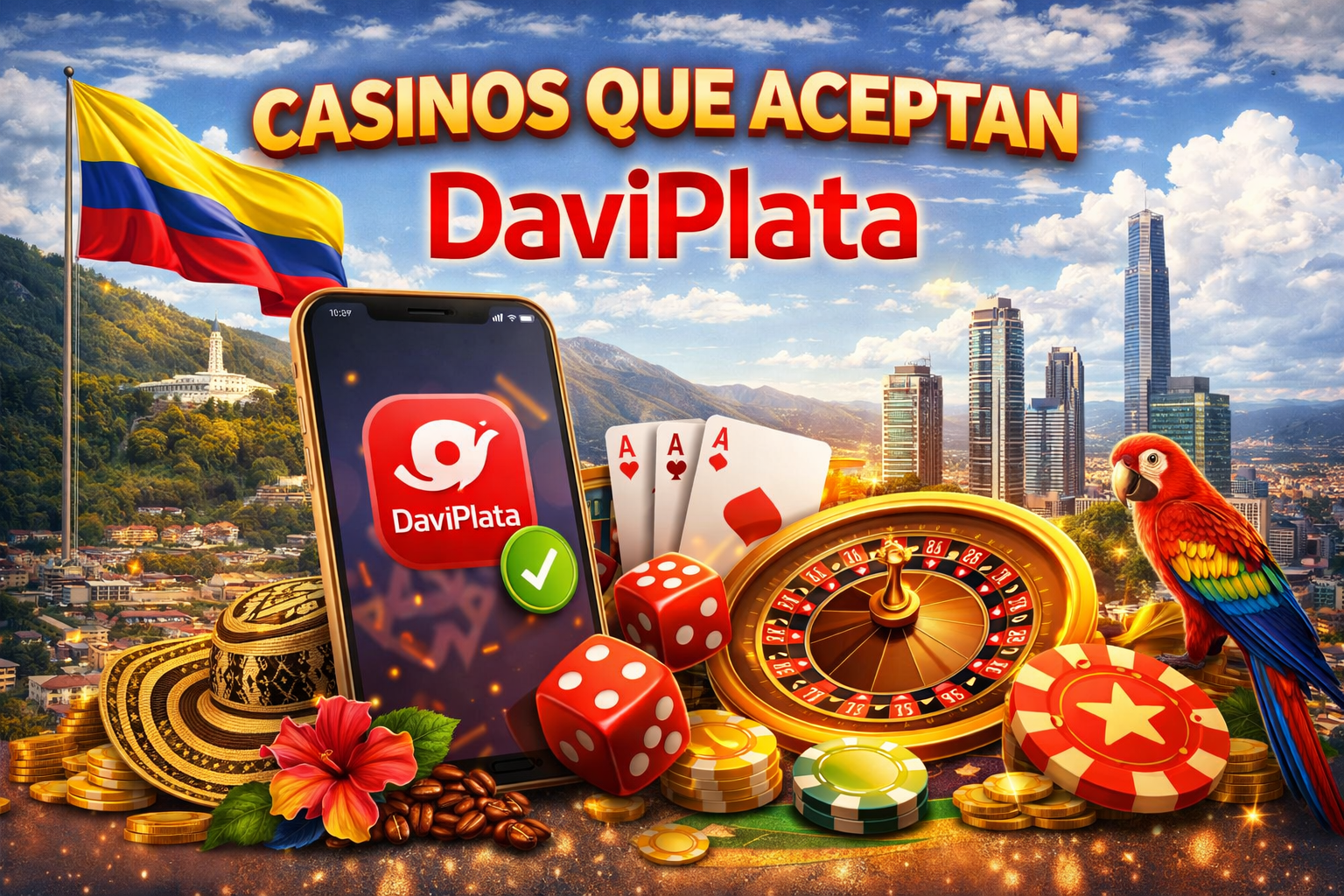 Casinos que aceptan DaviPlata en Colombia