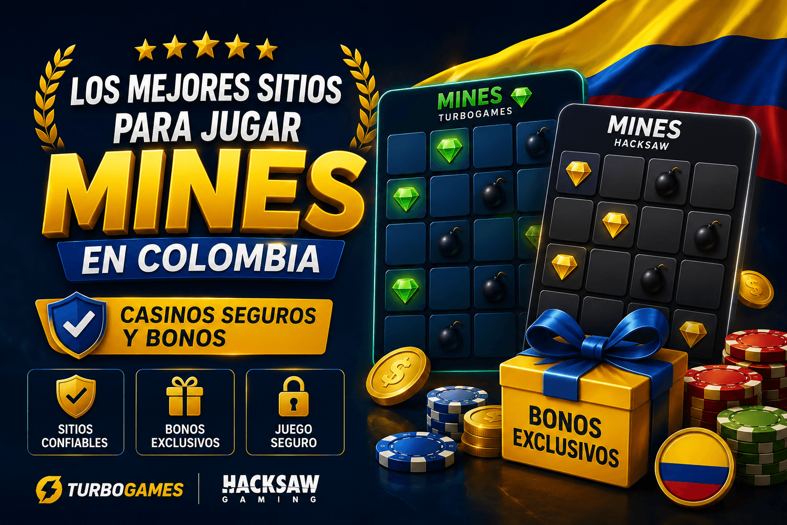 Ranking de los mejores casinos para jugar Mines en Colombia