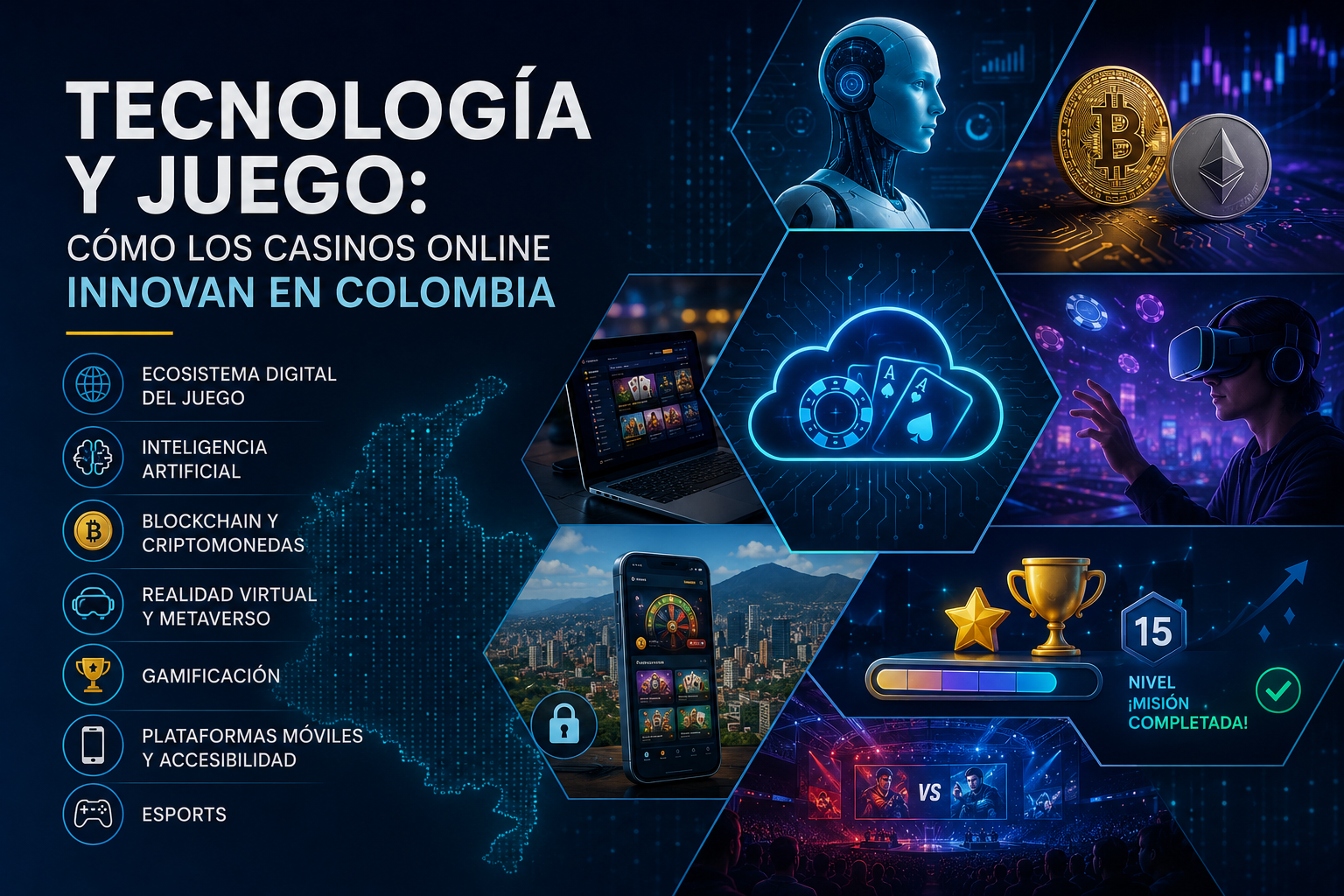 Innovación tecnológica en casinos online de Colombia